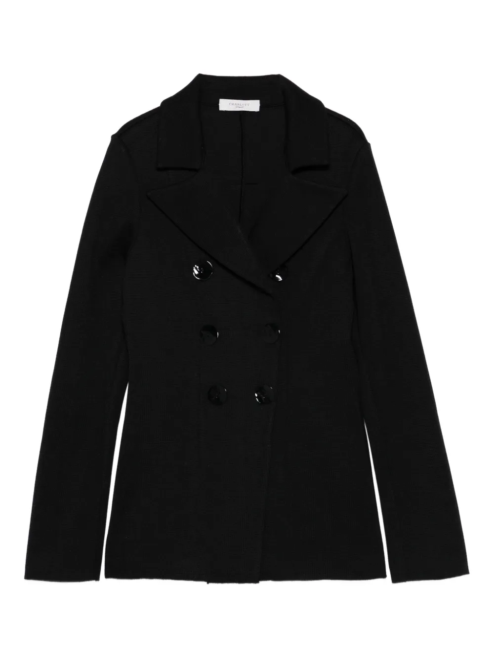 Charlott double-breasted blazer - Nero