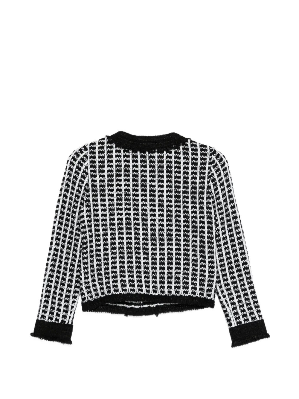  Charlott Frayed Jacket - Black 