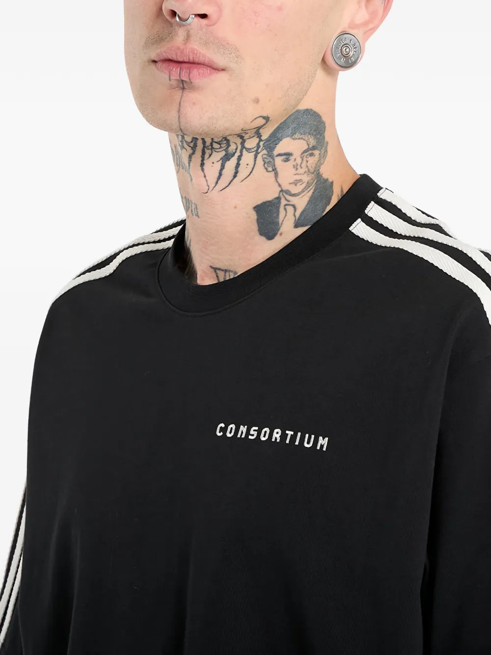 Consortium Three-Stripe T-Shirt