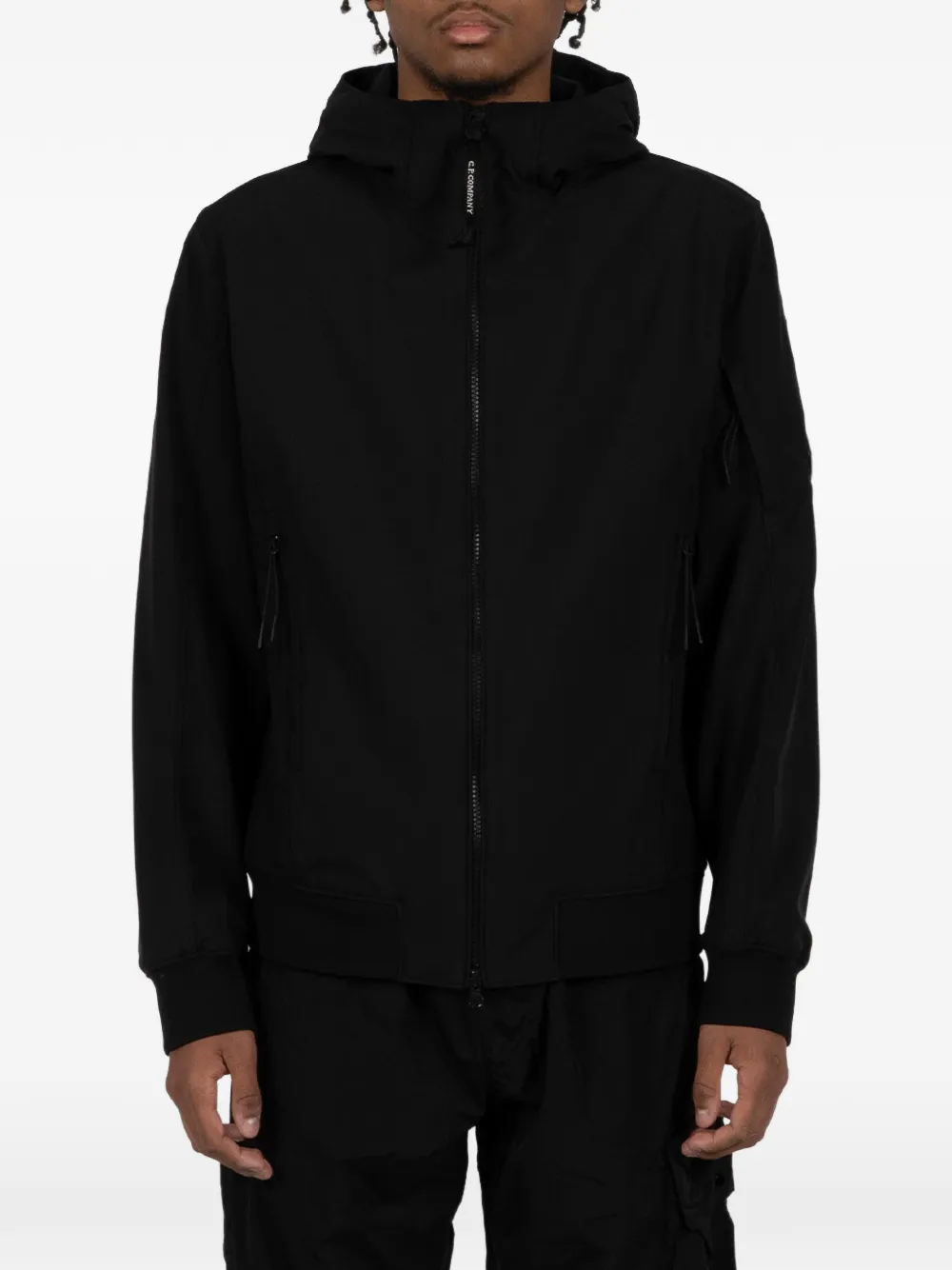 hooded zip jacket