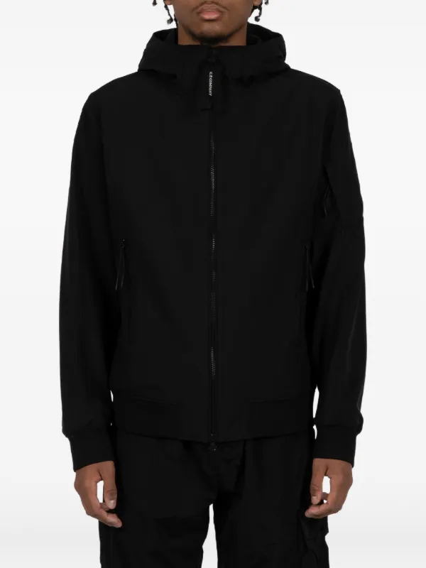 c.p.companyブルゾン C.P. Company フーデッド ジップジャケット | ブラック | FARFETCH JP