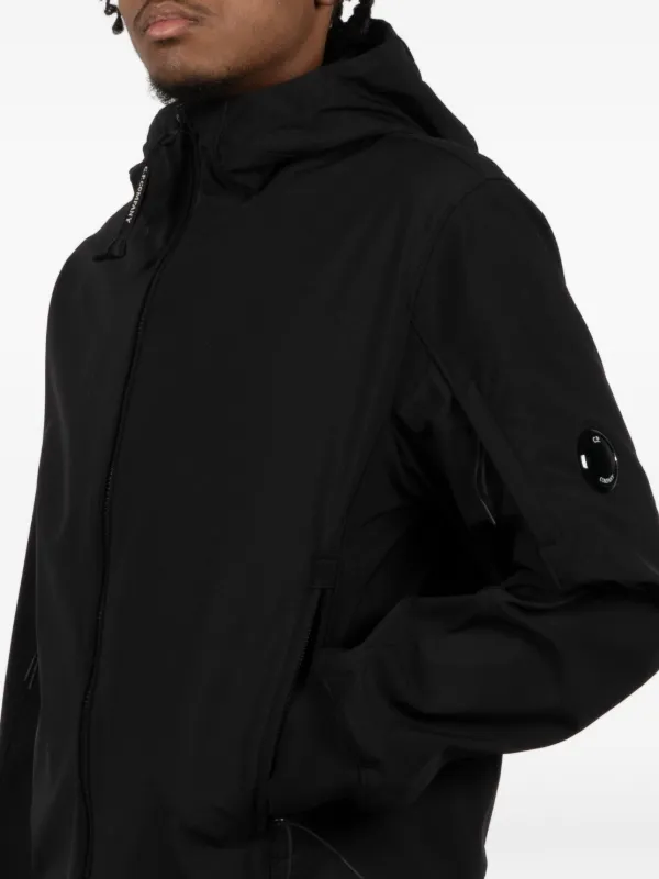 C.P. Company フーデッド ジップジャケット | ブラック | FARFETCH JP