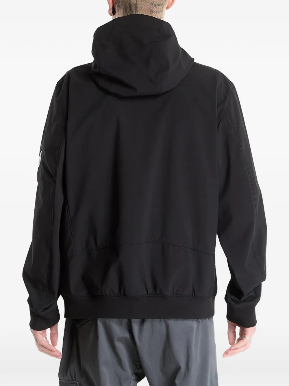 C.P. Company フーデッド ジップジャケット | ブラック | FARFETCH JP