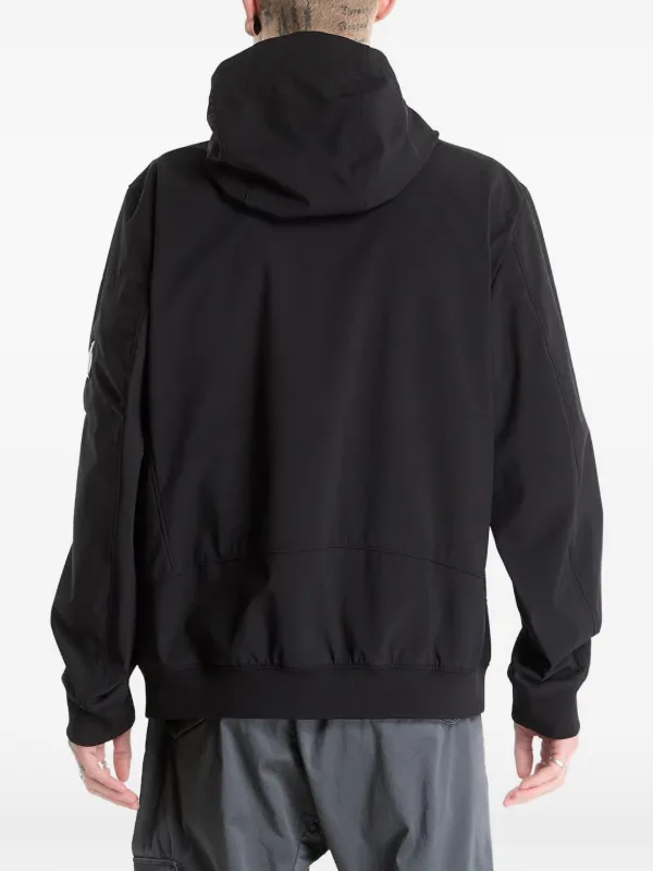 C.P. Company フーデッド ジップジャケット | ブラック | FARFETCH JP
