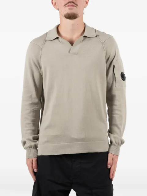 C.P. Company logo-patch sweater