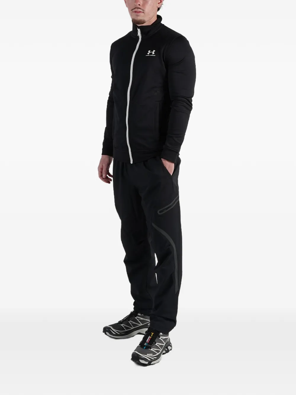 Under Armour Sportjack met rits Zwart