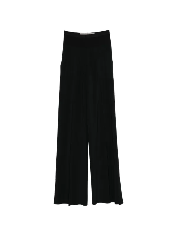Rick Owens Pocket Ribbed Trousers in Black