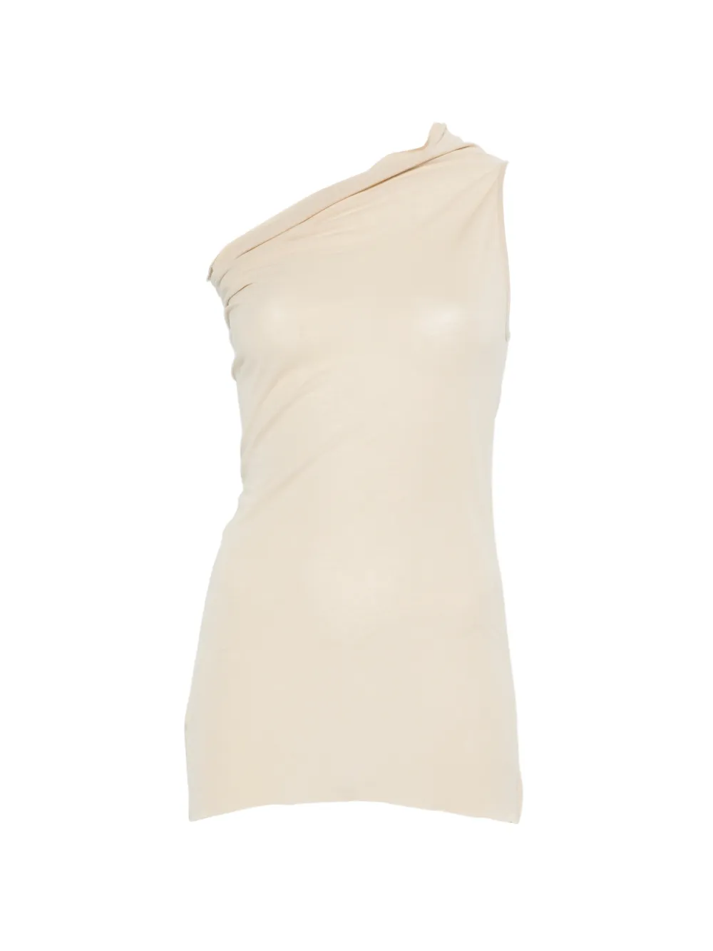 Rick Owens one-shoulder top - Nude