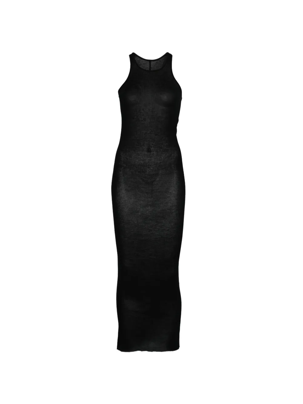 Rick Owens racerback maxi tank dress - Nero