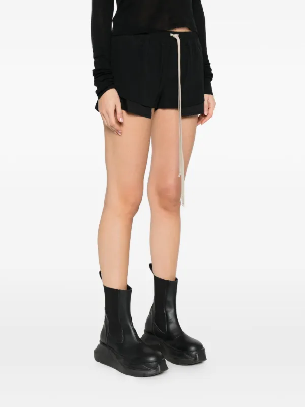 Rick Owens Fog ドローストリング ショートパンツ | ブラック