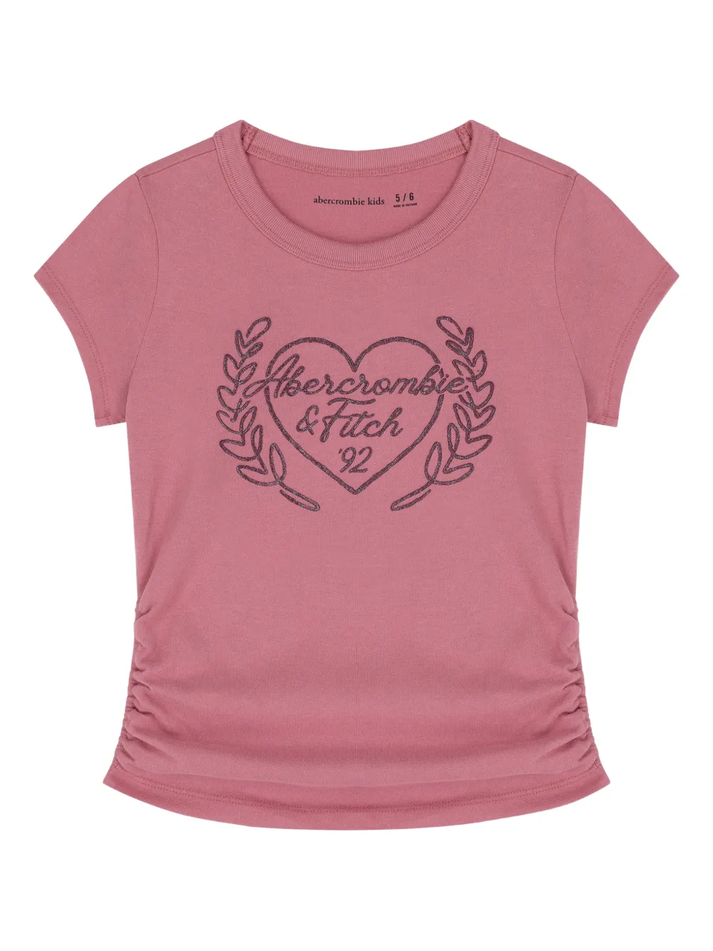 ABERCROMBIE FITCH KIDS logo-detail T-shirt - Rosa