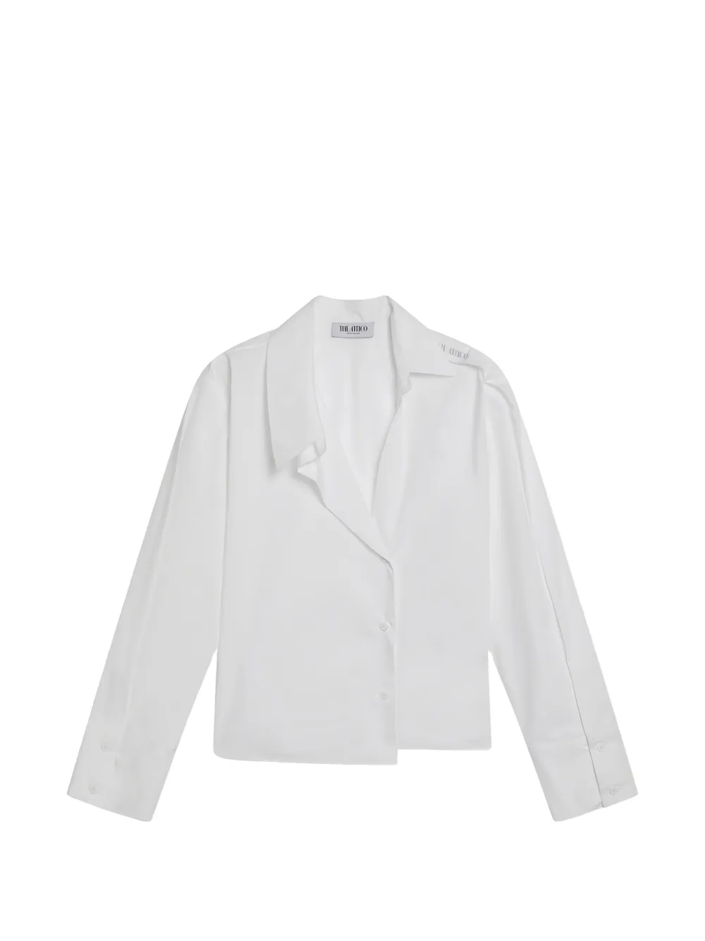 The Attico asymmetric shirt - Weiß