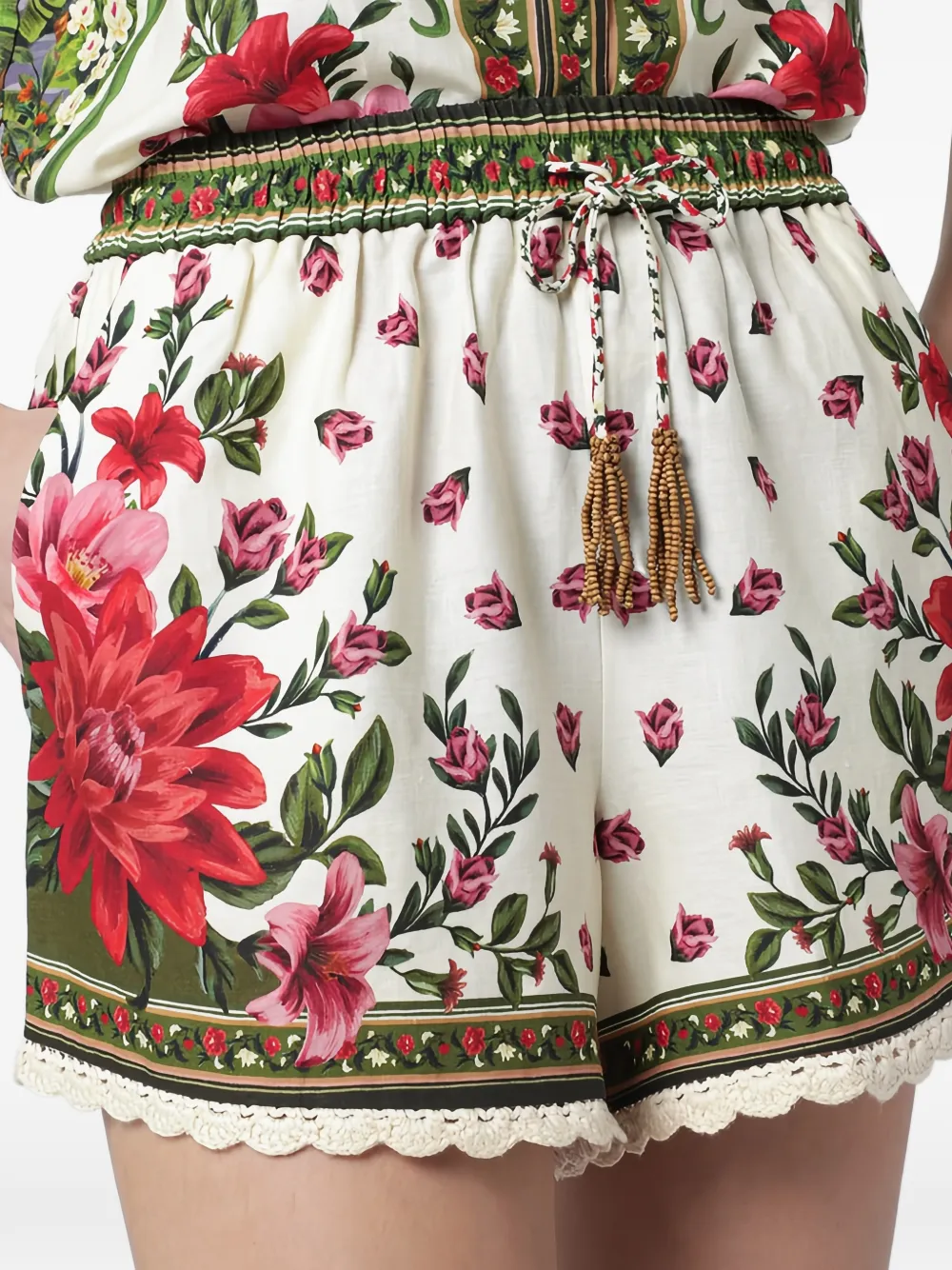 FARM Rio Shorts met trekkoord Beige