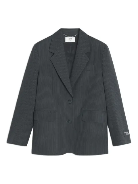 Maison Kitsuné pinstriped pocket jacket