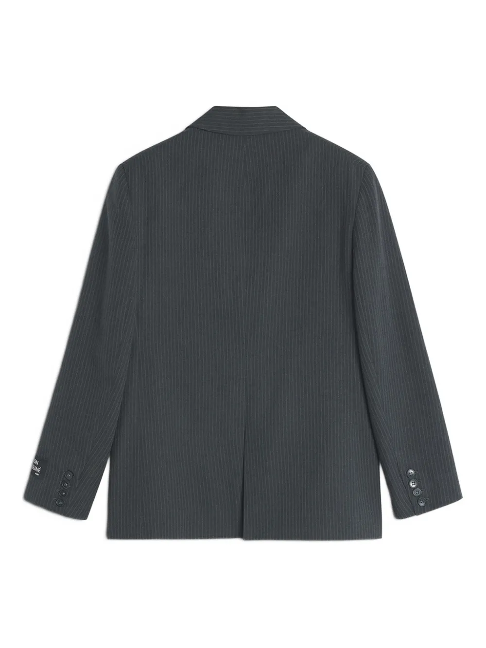 Maison Kitsuné Jack met krijtstreep Grijs