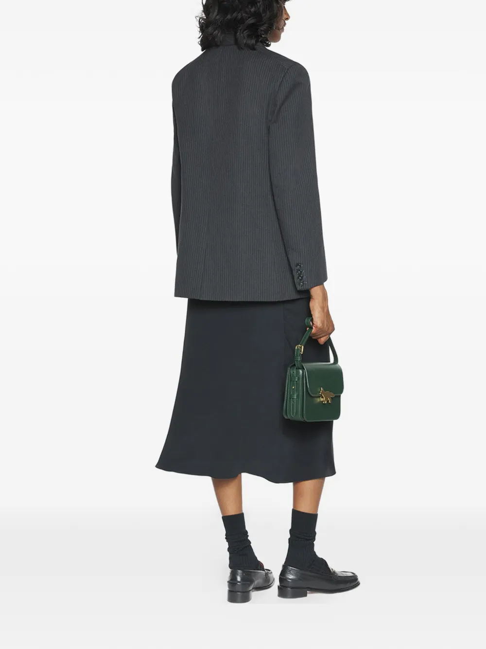 Maison Kitsuné Jack met krijtstreep Grijs