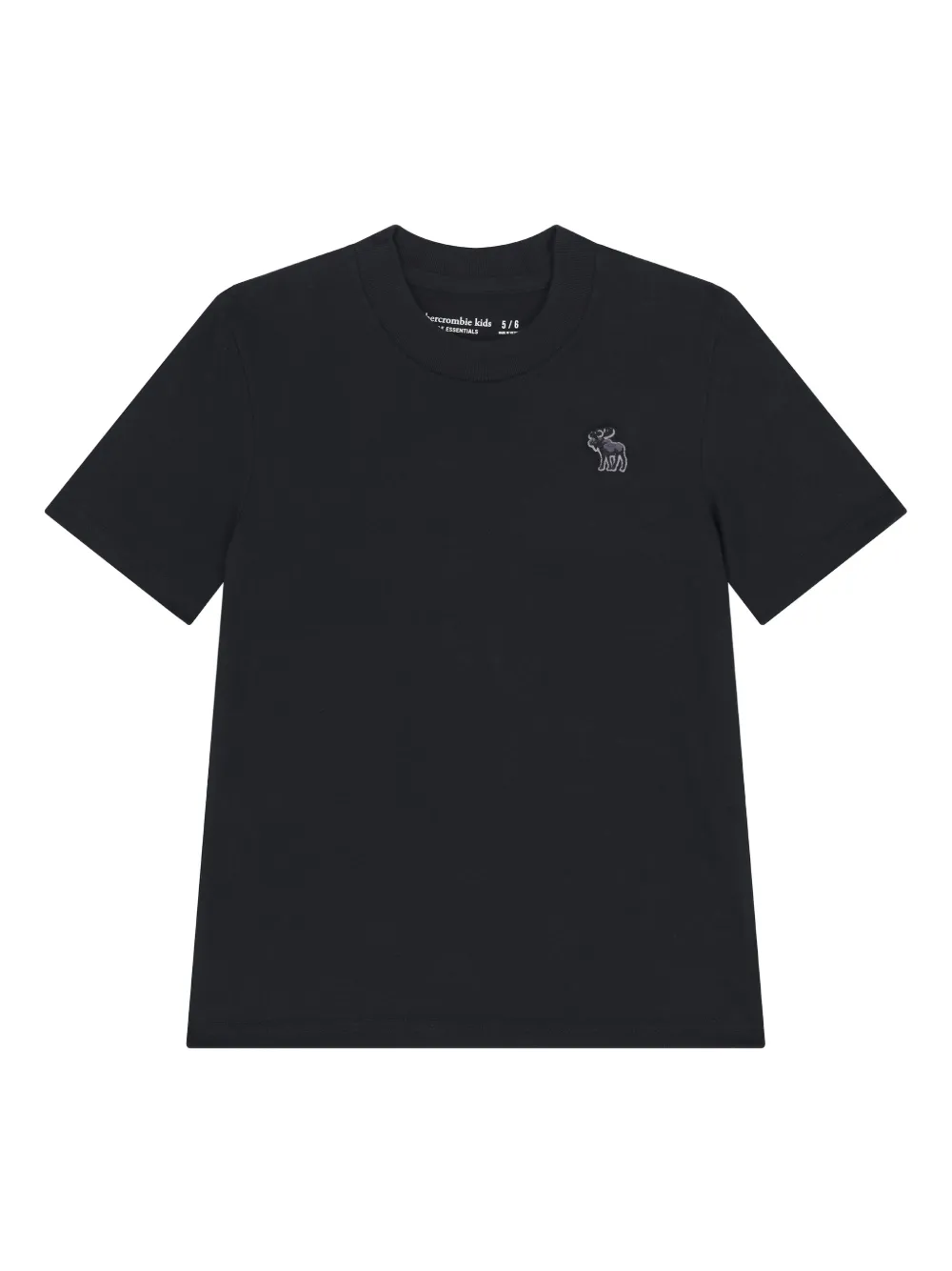Abercrombie Fitch Kids' Logo T-shirt In Black