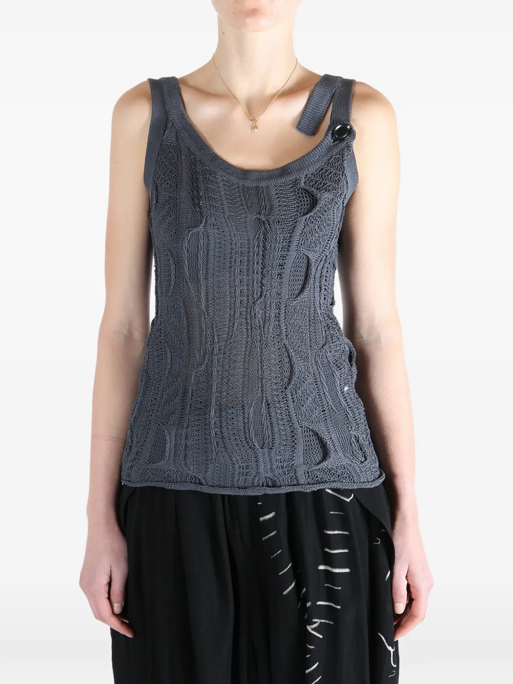 cable-knit top