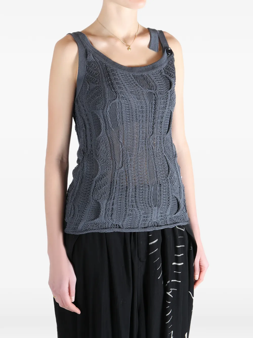 cable-knit top