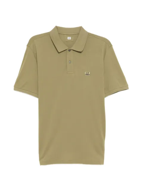 C.P. Company logo-embroidered polo shirt