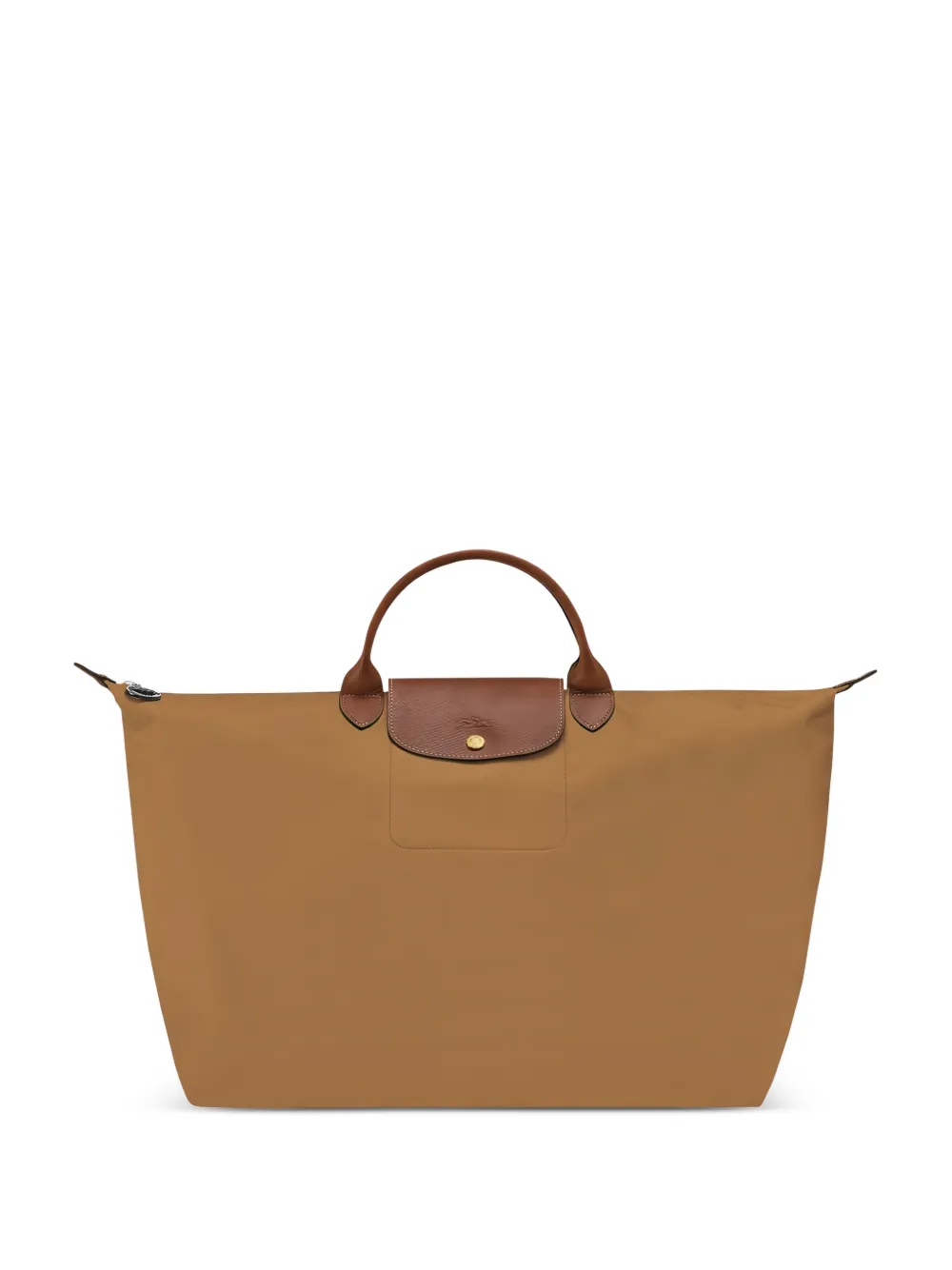 Longchamp Large Le Pliage Weekend Bag In Brown