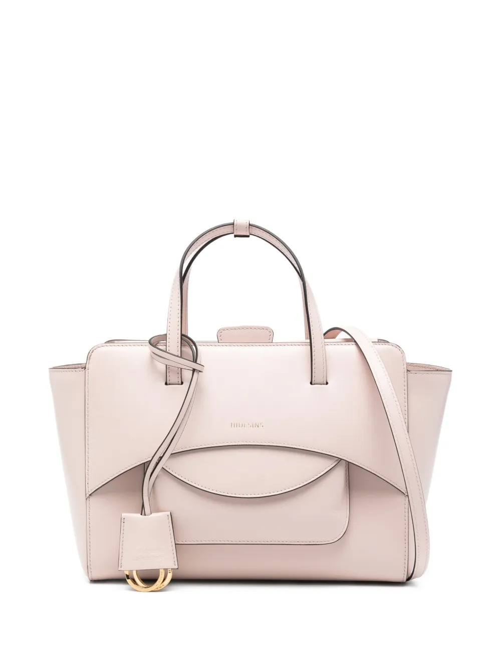 HIDESINS M Flap leather tote bag - Rosa