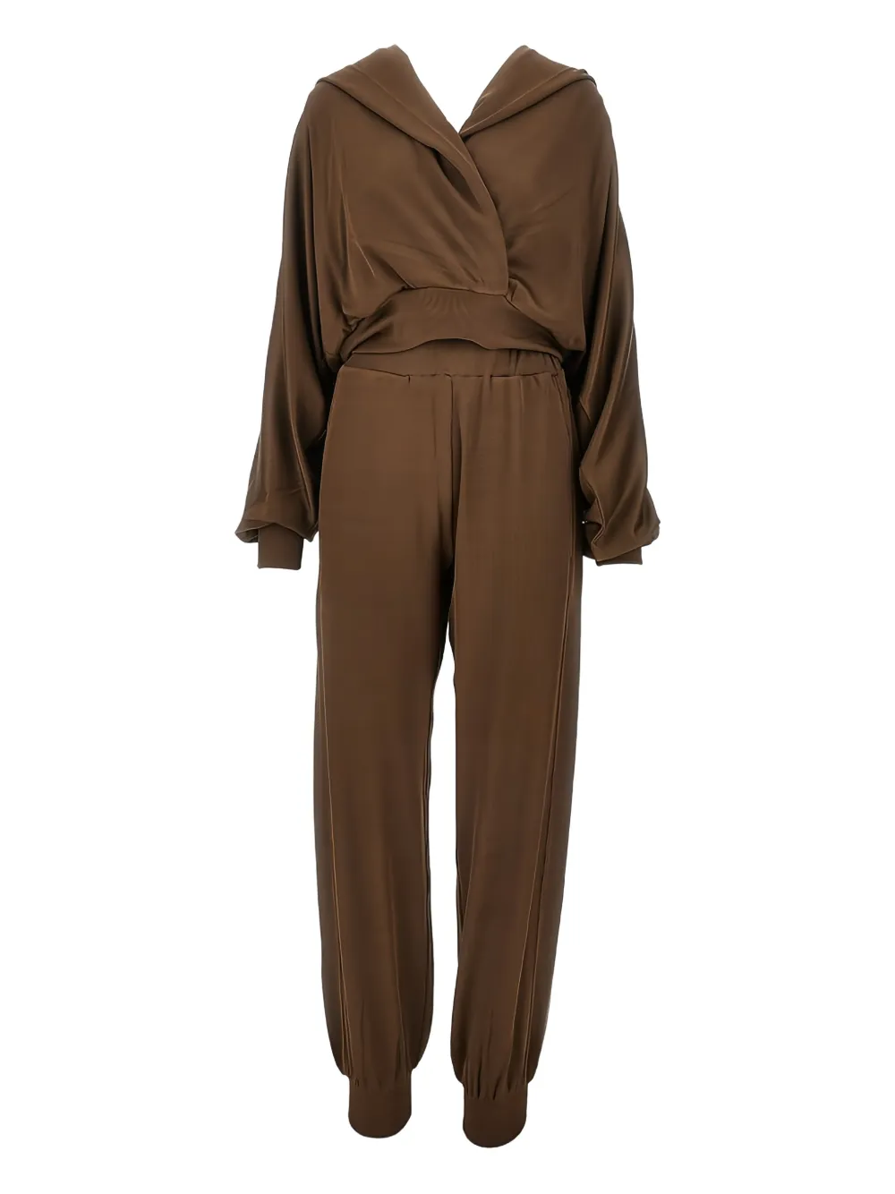 THE ANDAMANE Grace trousers set - Marrone