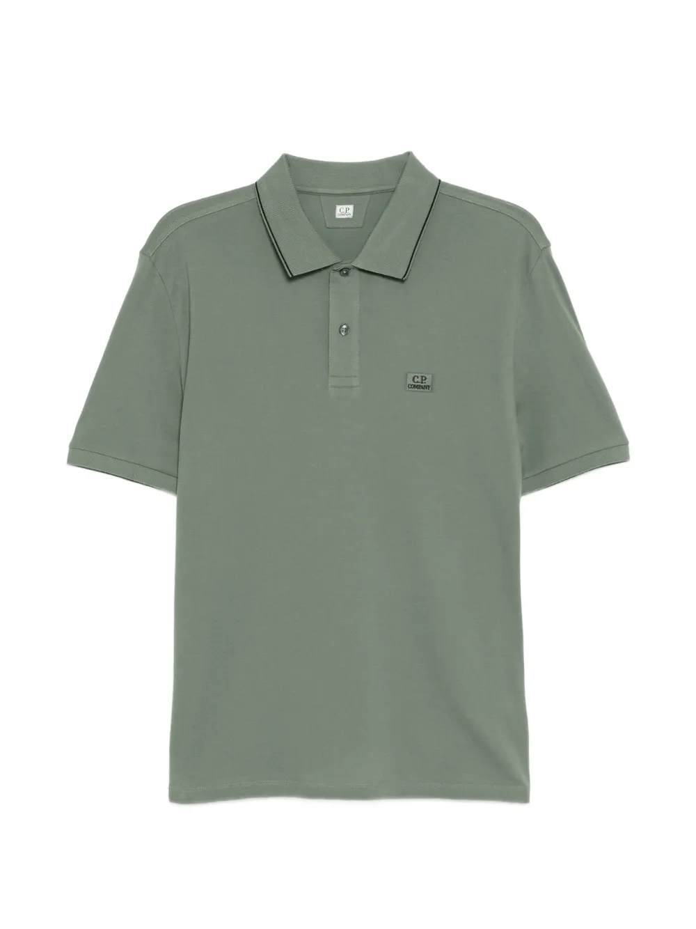C.P. Company Polo con logo ricamato - Verde