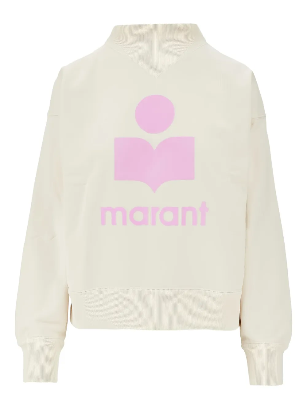 MARANT ÉTOILE Moby logo-detail sweatshirt - Nude