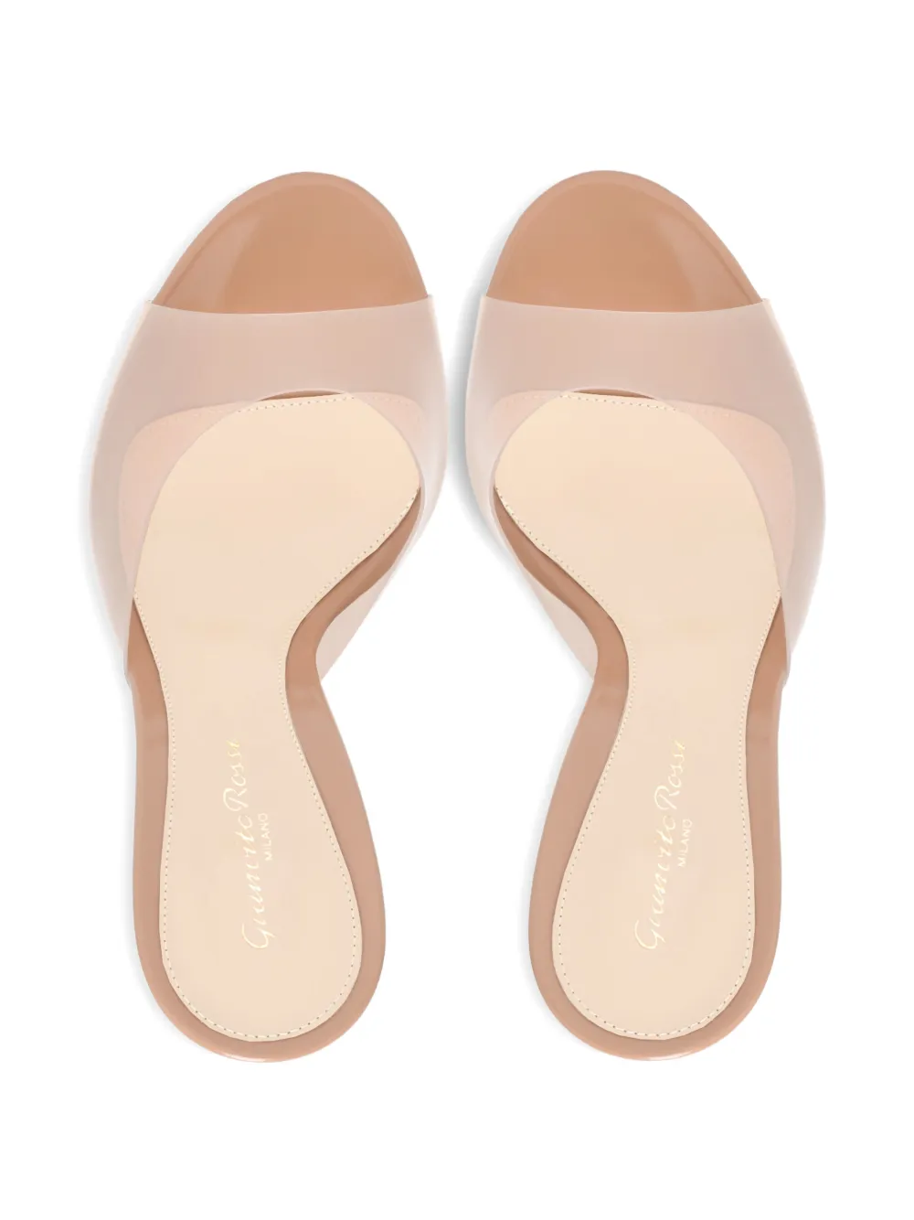 Gianvito Rossi Sandalen met doorzichtige band Wit