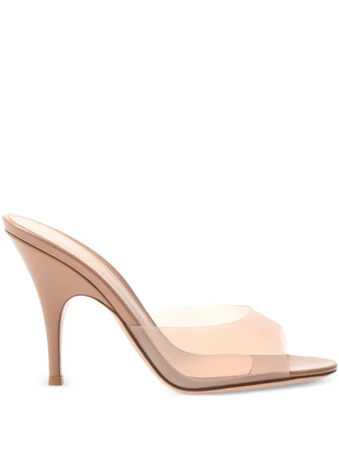 Gianvito Rossi clear-strap mule sandals