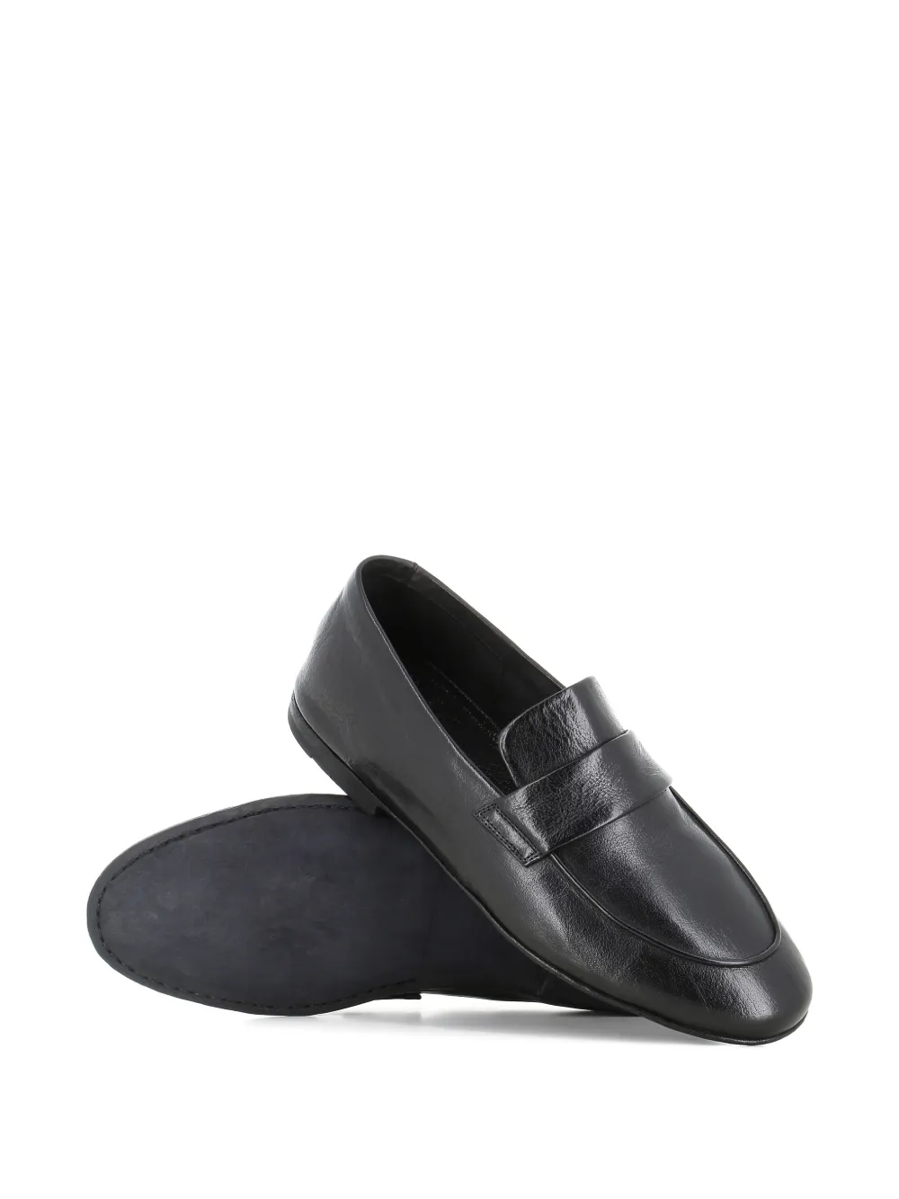 Officine Creative strap-detail loafers Zwart