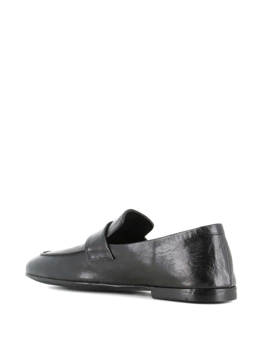Officine Creative strap-detail loafers Zwart