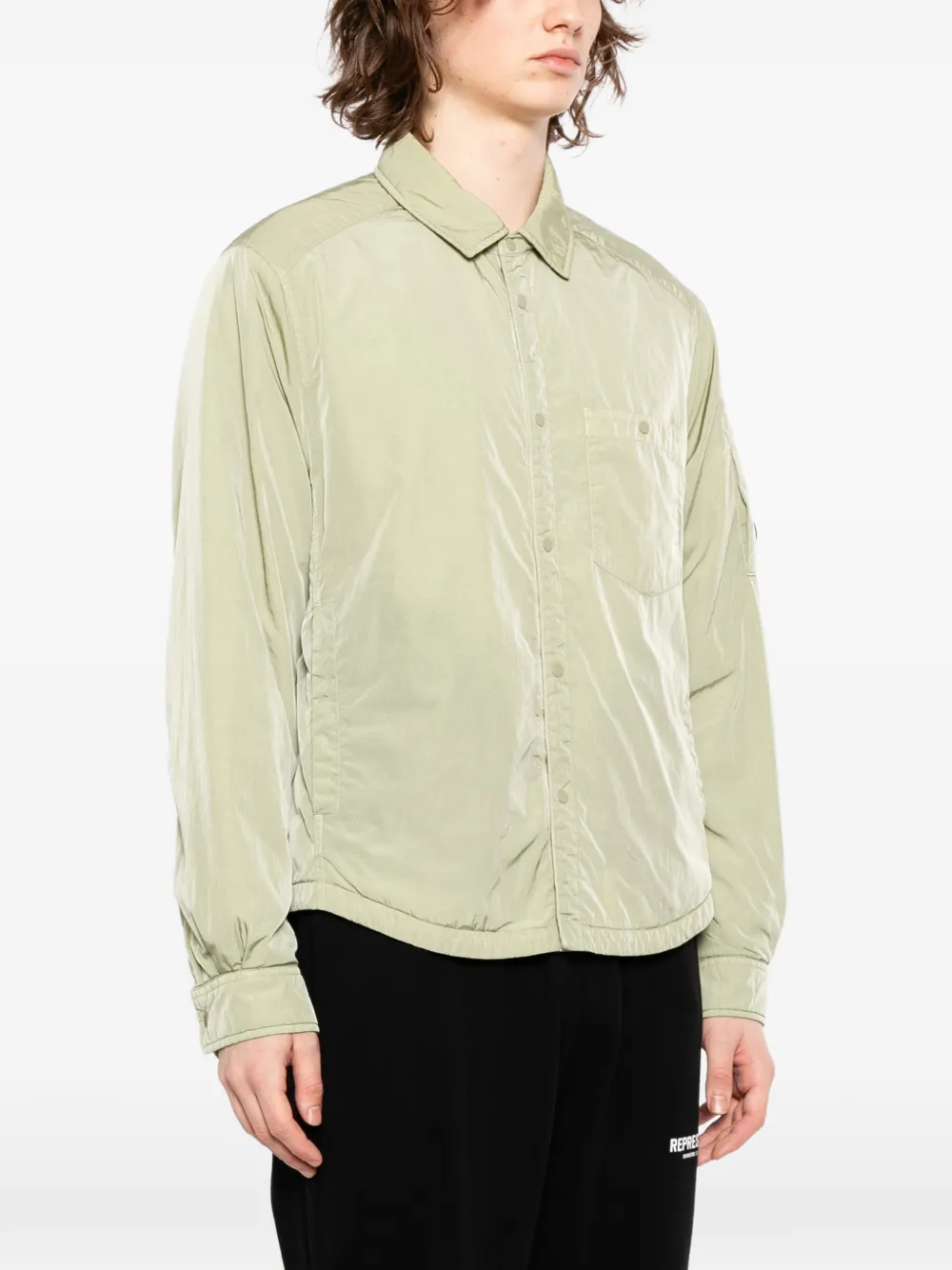  C.p. Company Padded Overshirt - Green 