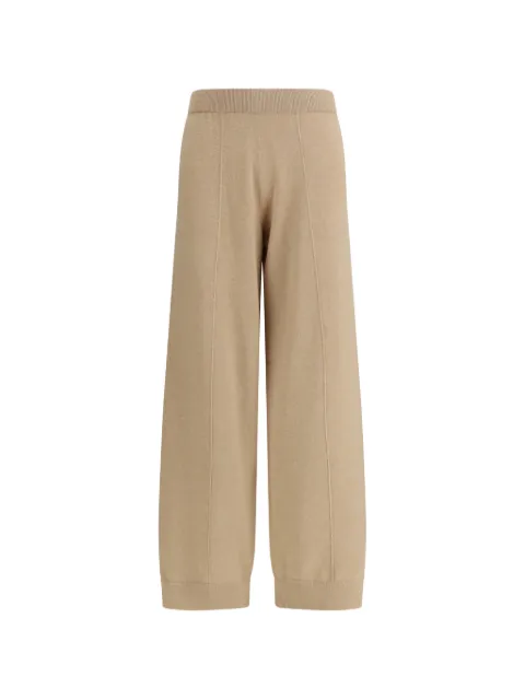 Fabiana Filippi ribbed jewel-detail trousers