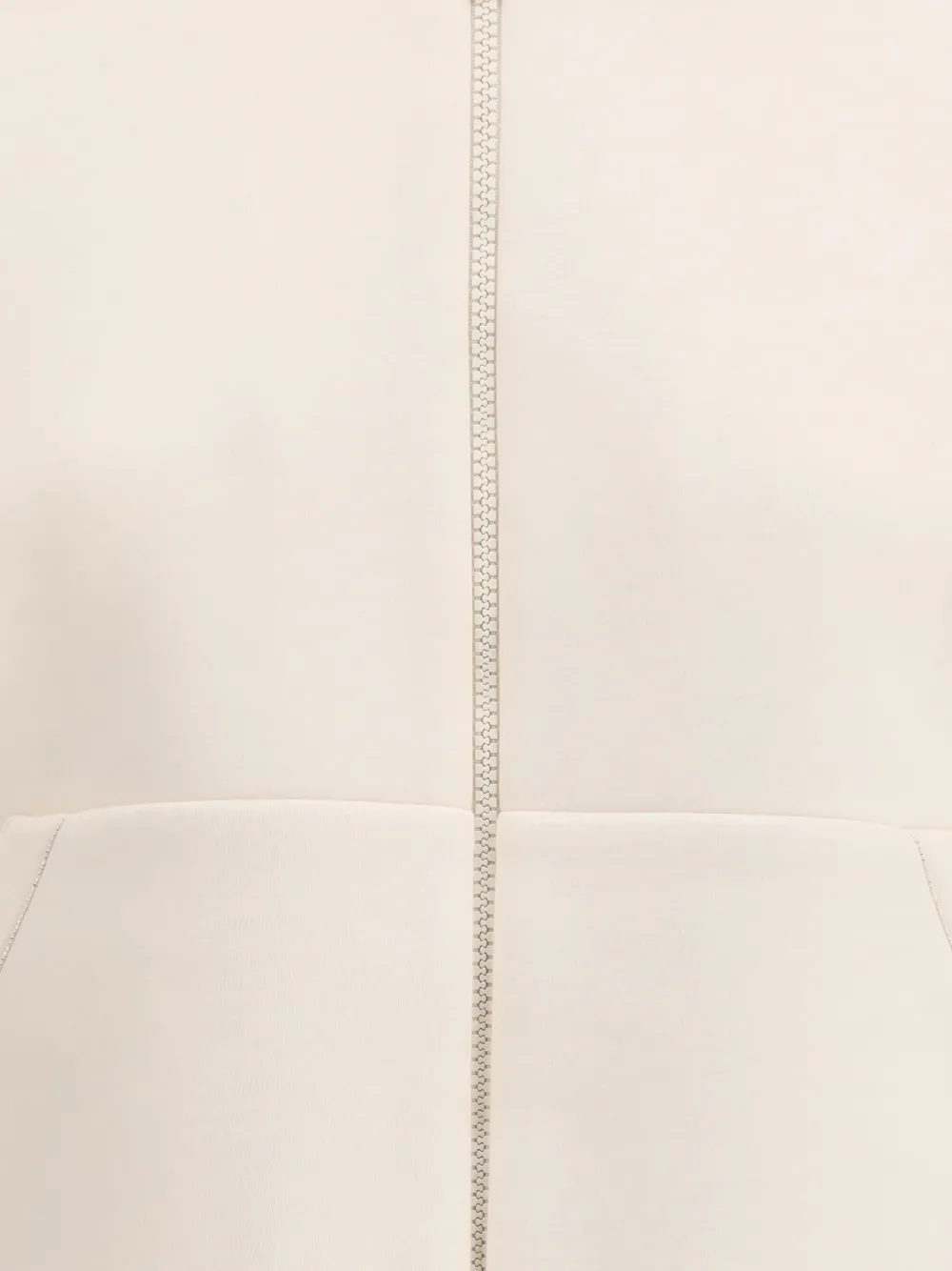 Fabiana Filippi Sweater met capuchon en rits Beige