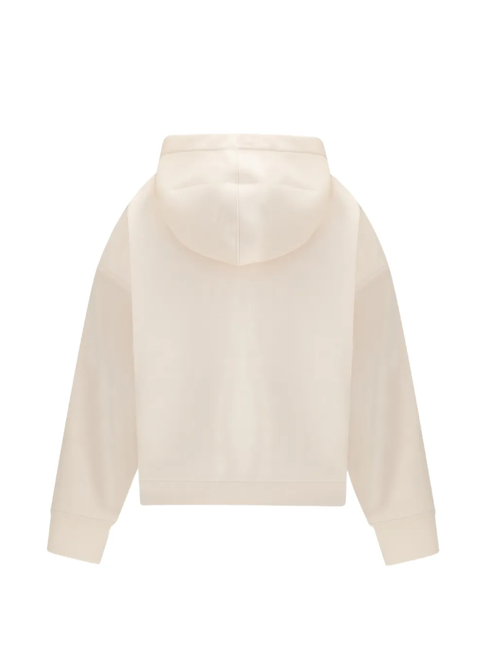 Fabiana Filippi Sweater met capuchon en rits Beige