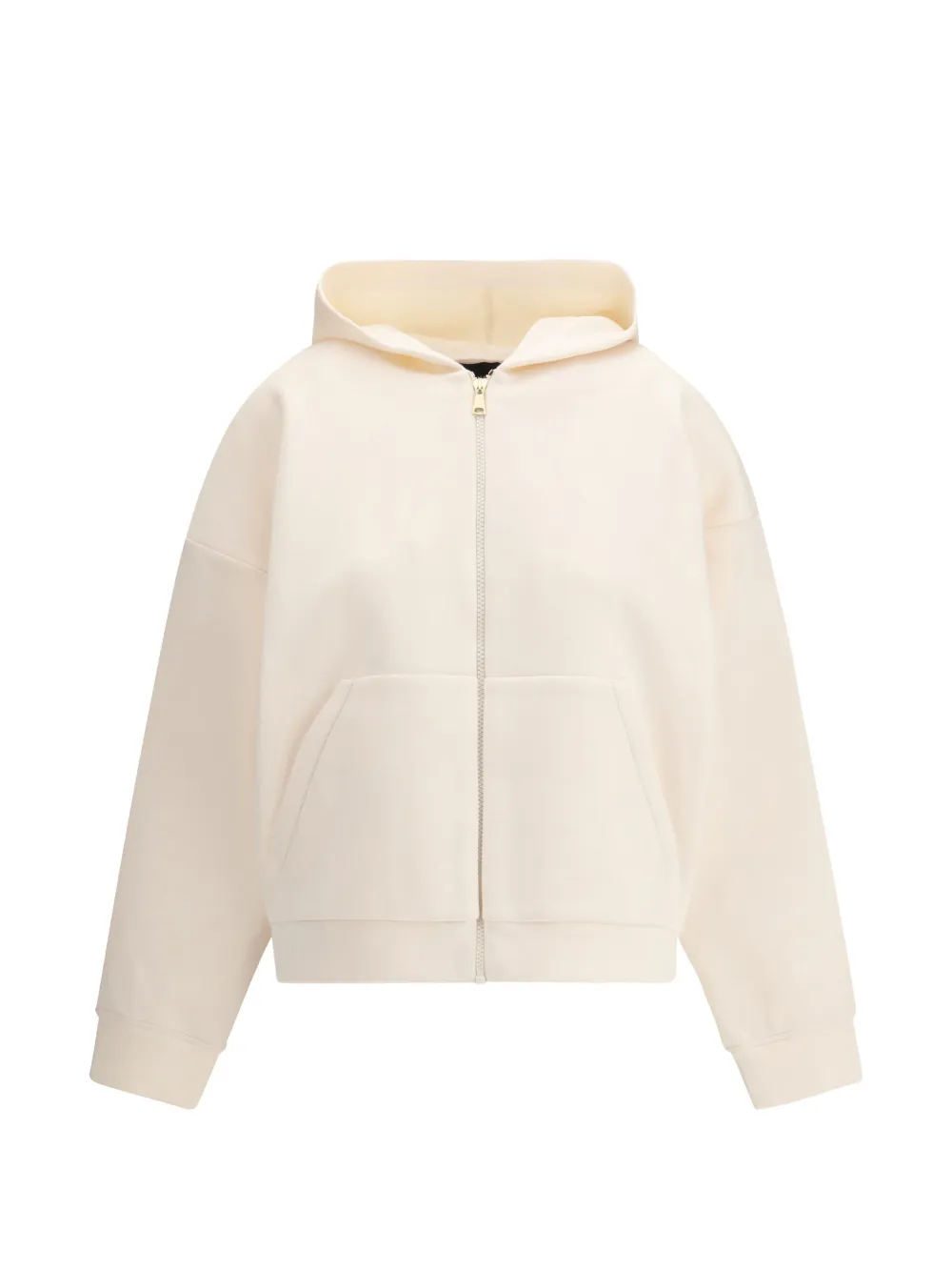 Fabiana Filippi hooded zip sweatshirt - Neutrals