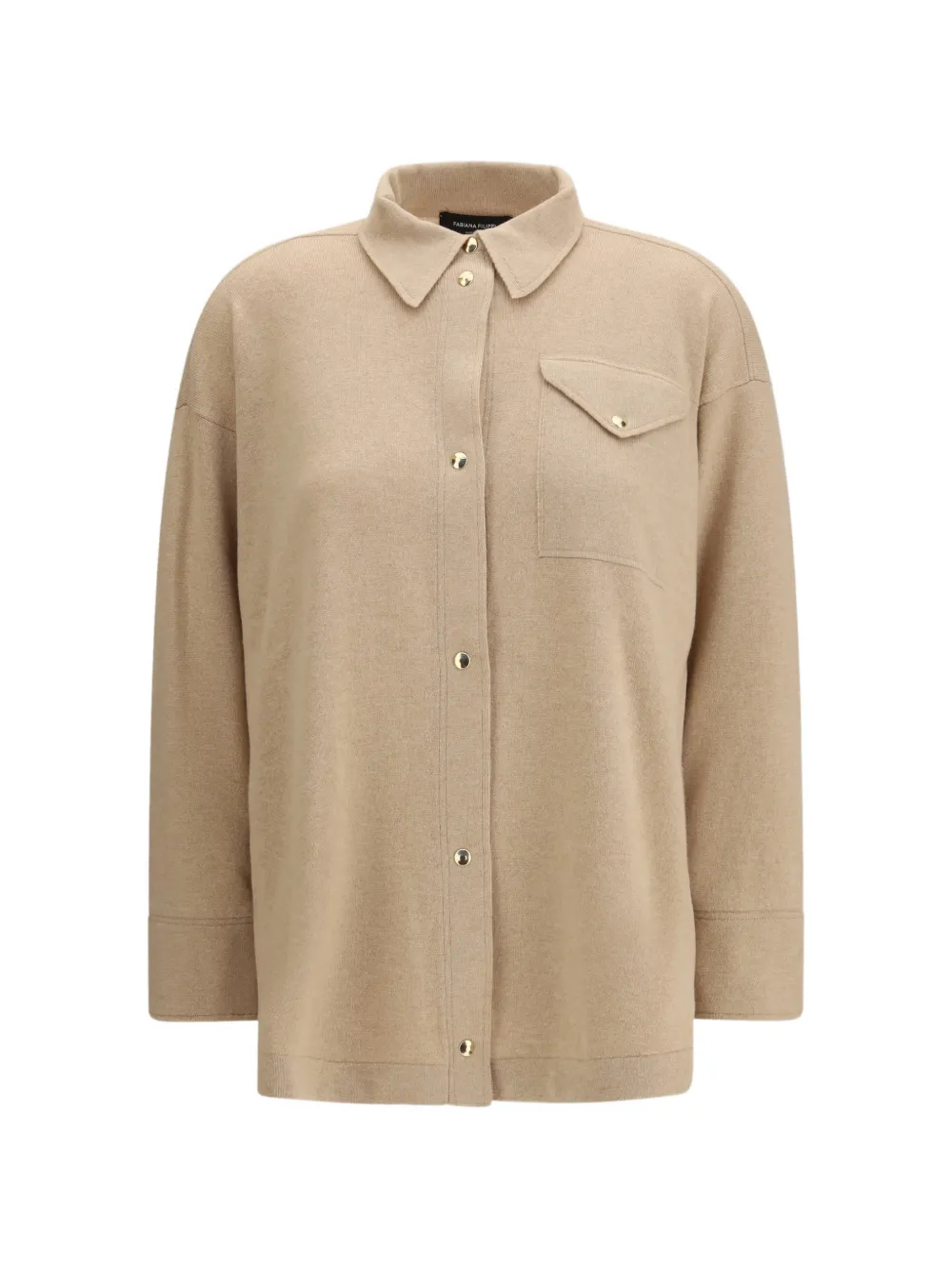 Fabiana Filippi pocket button shirt - Toni neutri