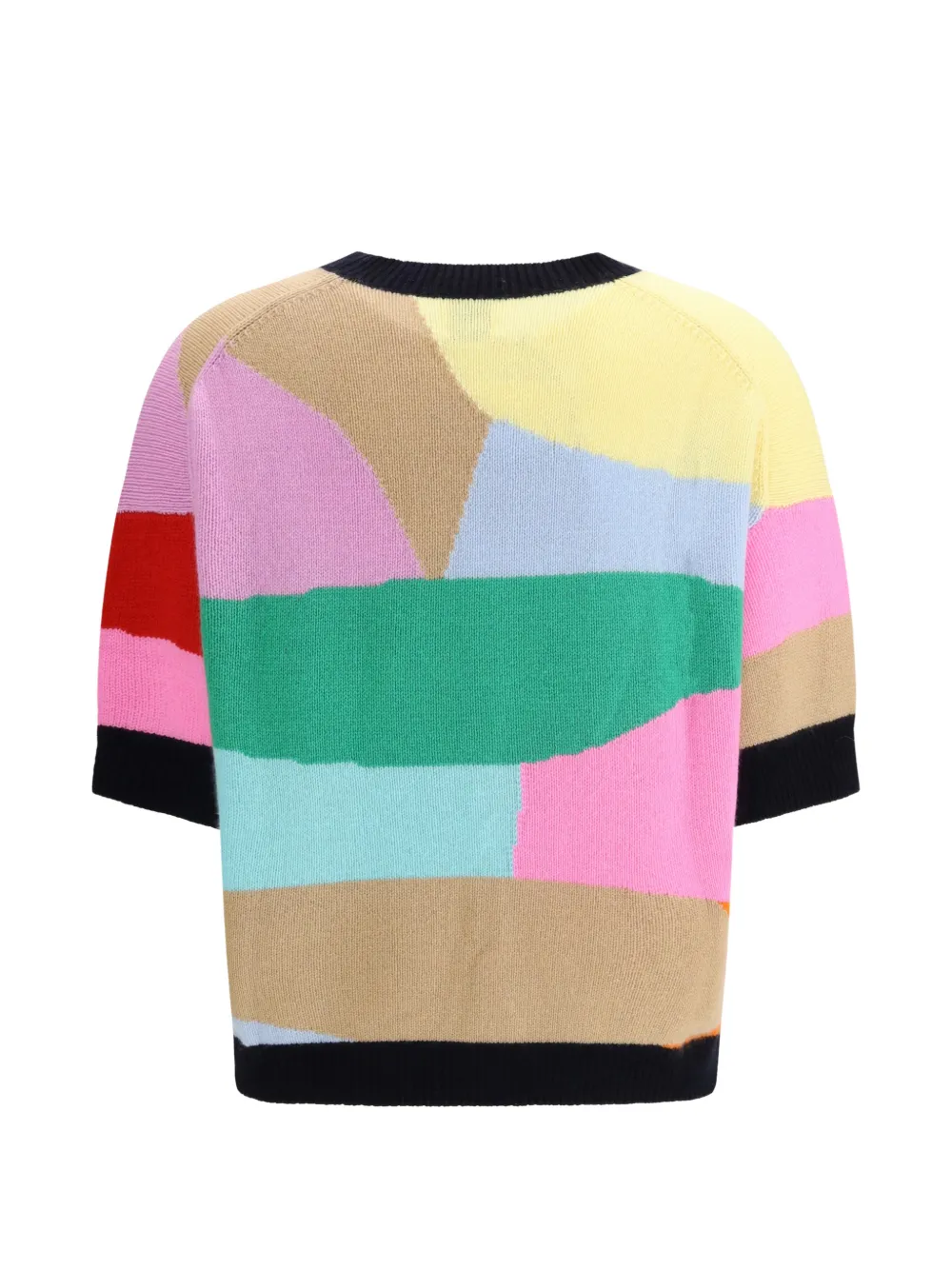 Allude Top met colourblocking Roze