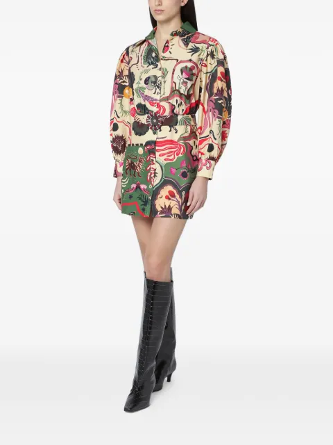 FARM Rio vestido estampado con cinturón