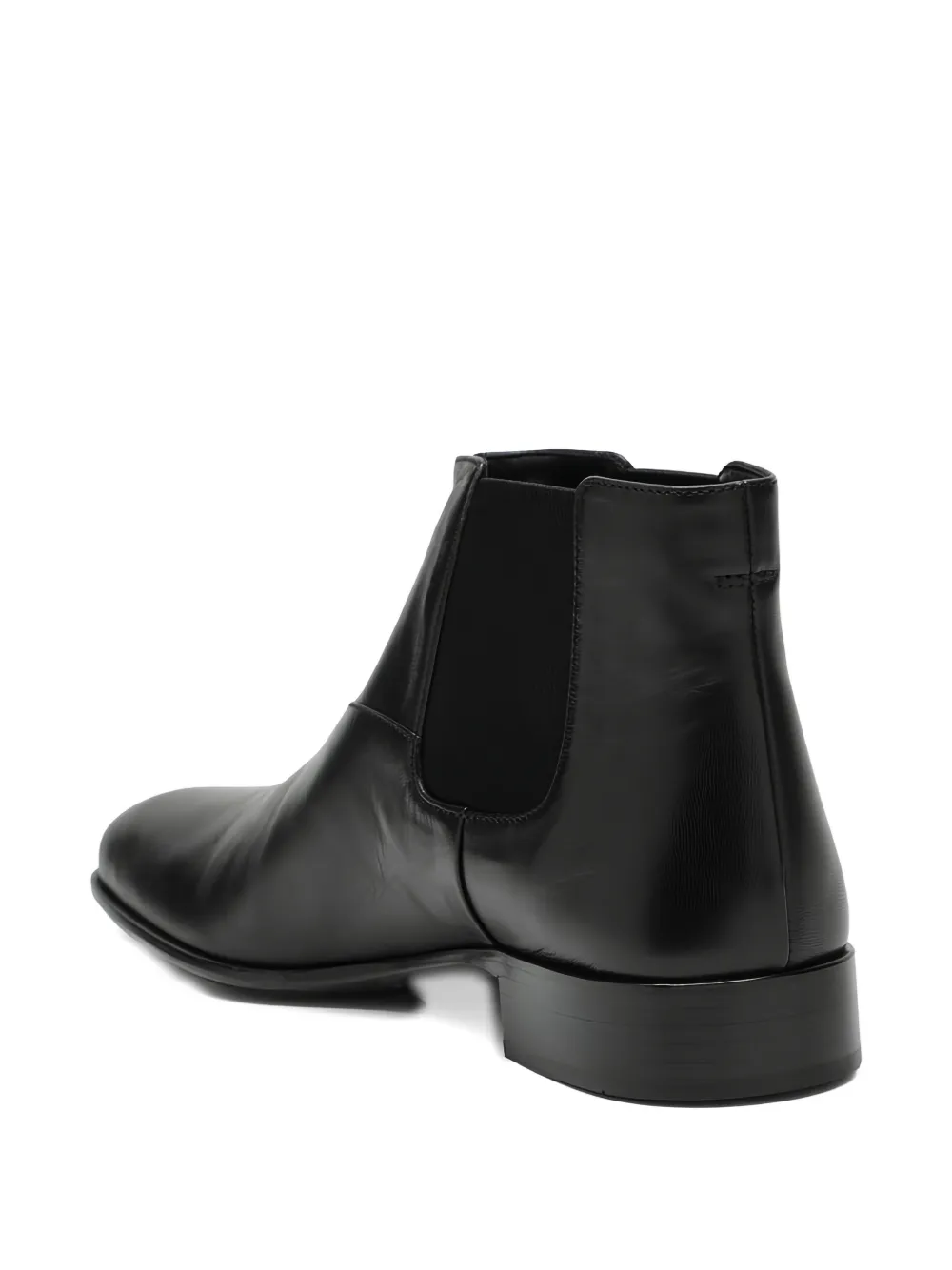 Prada pull-tab chelsea boots Zwart
