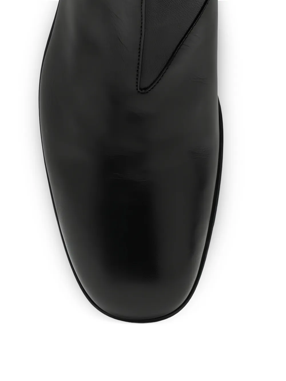 Prada pull-tab chelsea boots Zwart