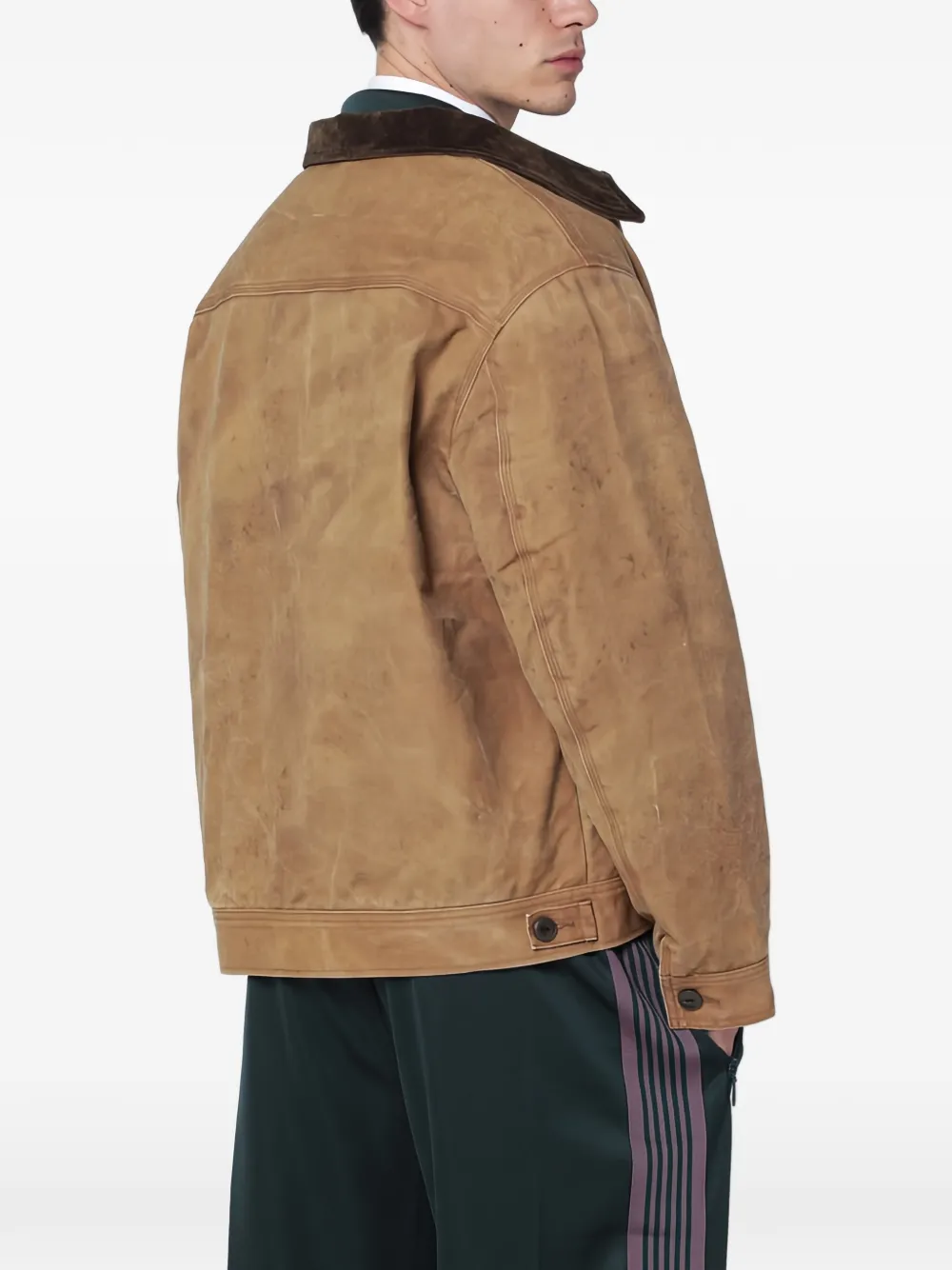  Needles Contrast-collar Jacket - Brown 