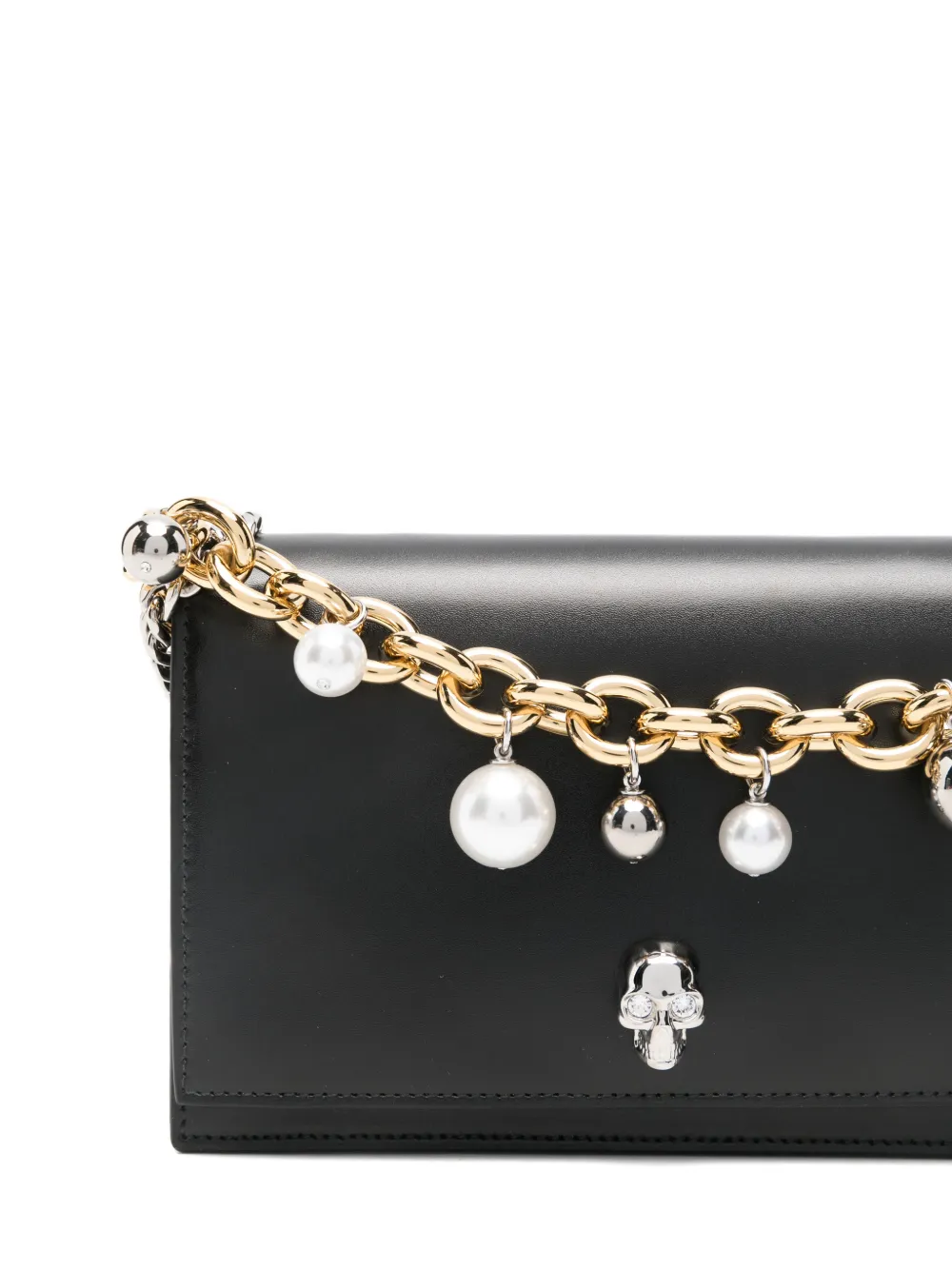 Alexander McQueen Skull Clutch Bag | Black | FARFETCH