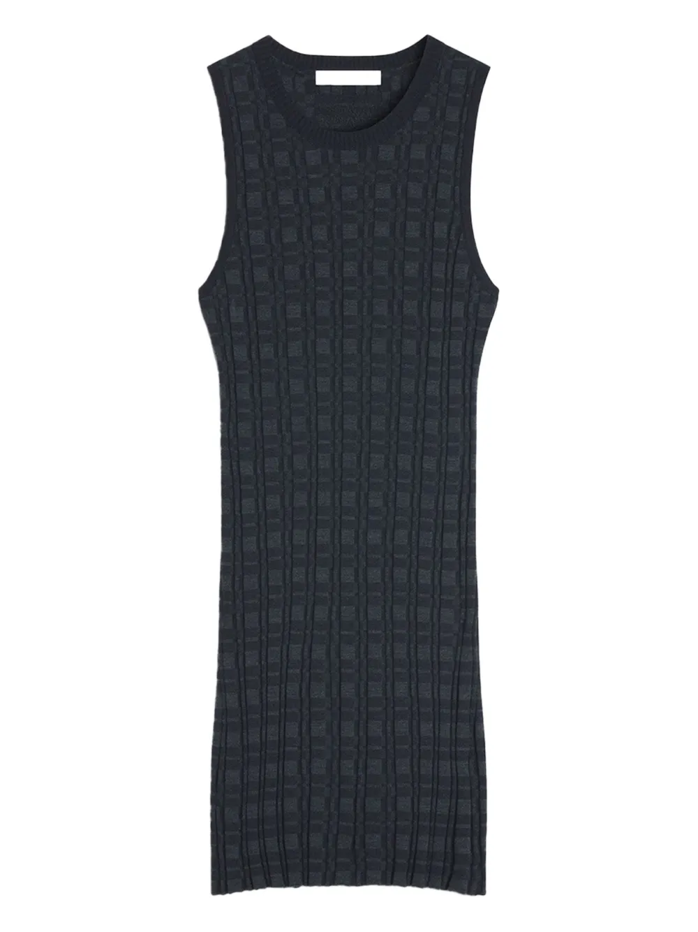 Maison Kitsuné textured sleeveless dress - Grigio