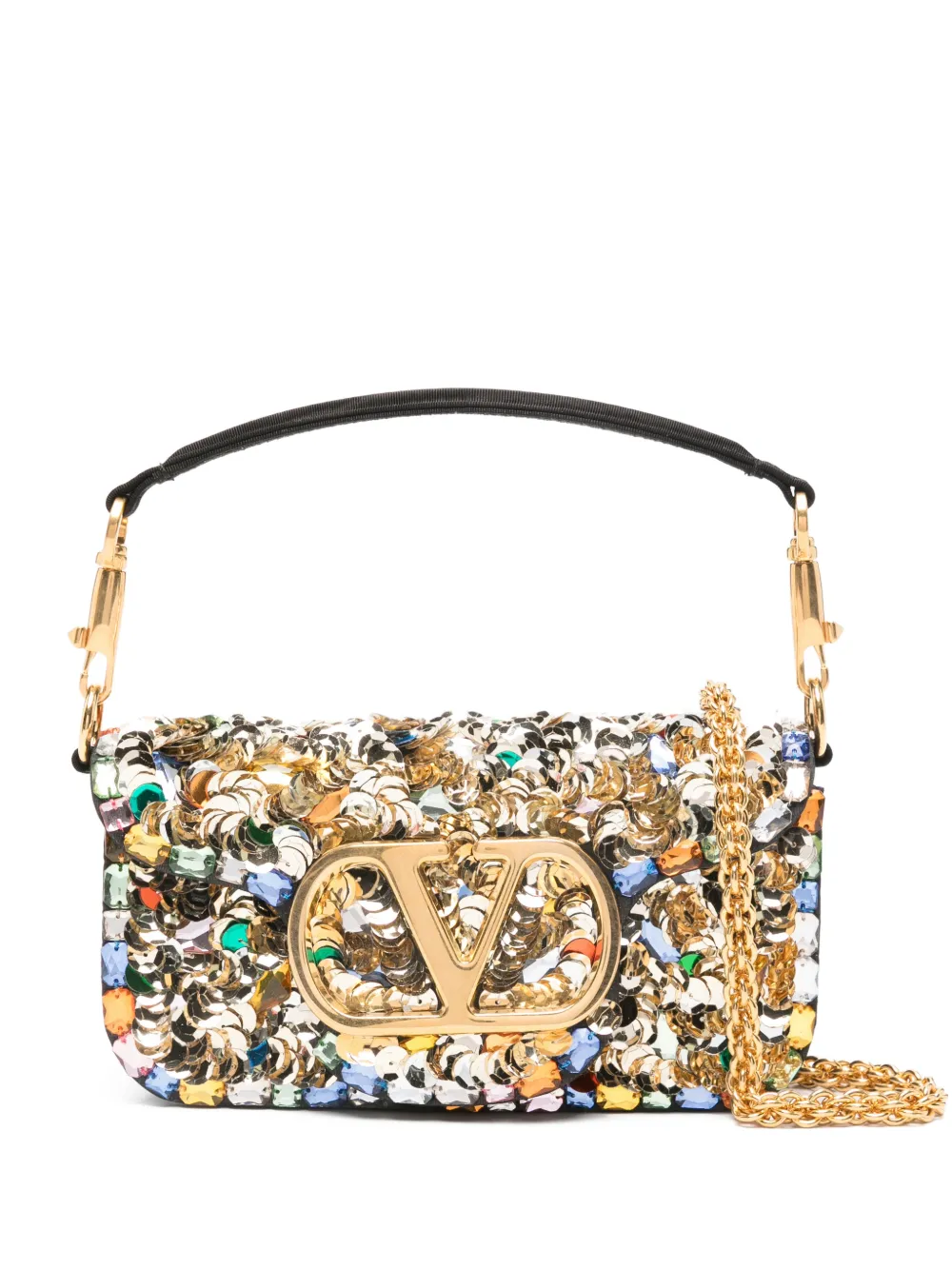 Valentino Garavani Locò shoulder bag - Gold