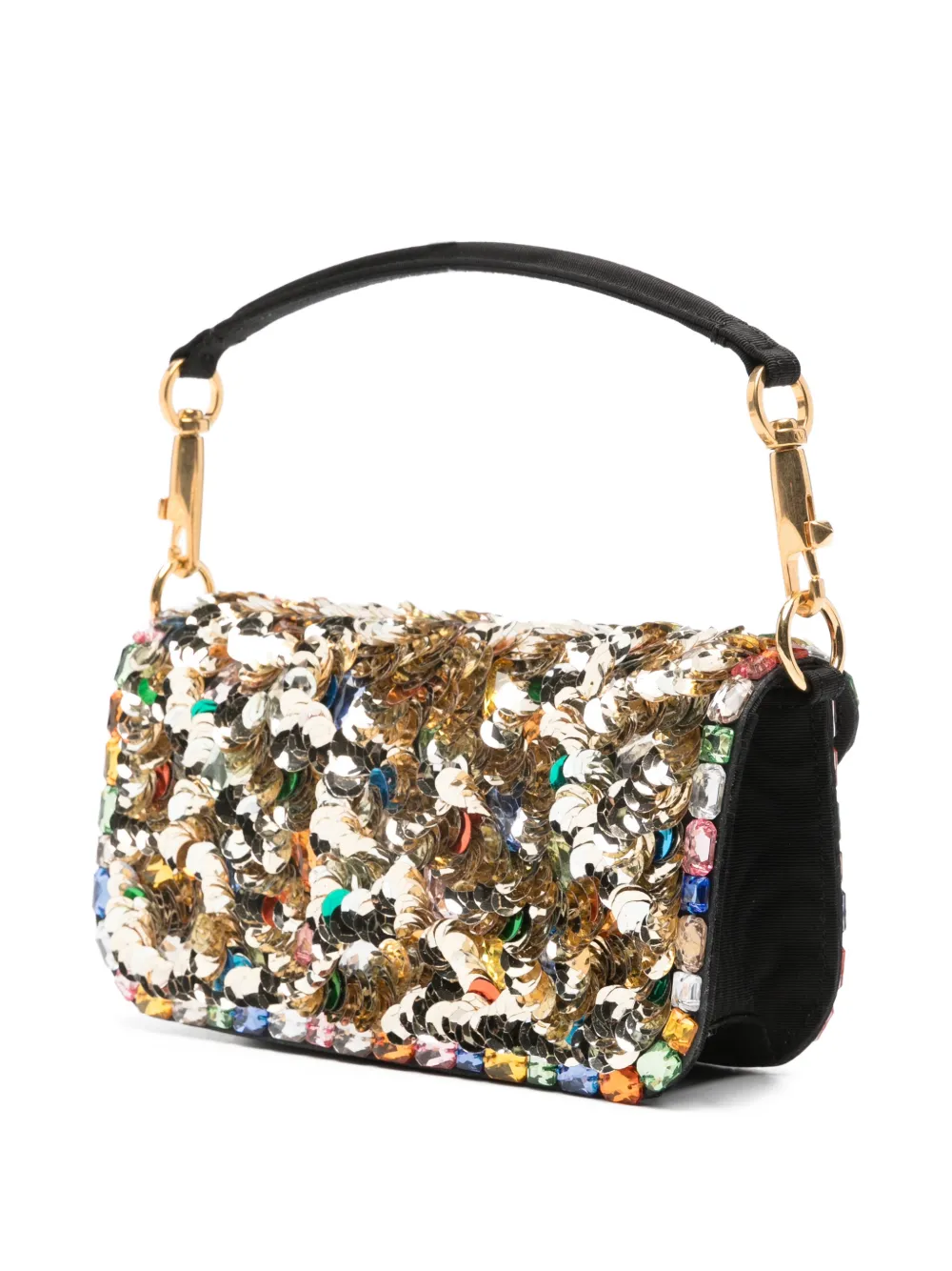 Valentino Garavani Locò schoudertas Goud