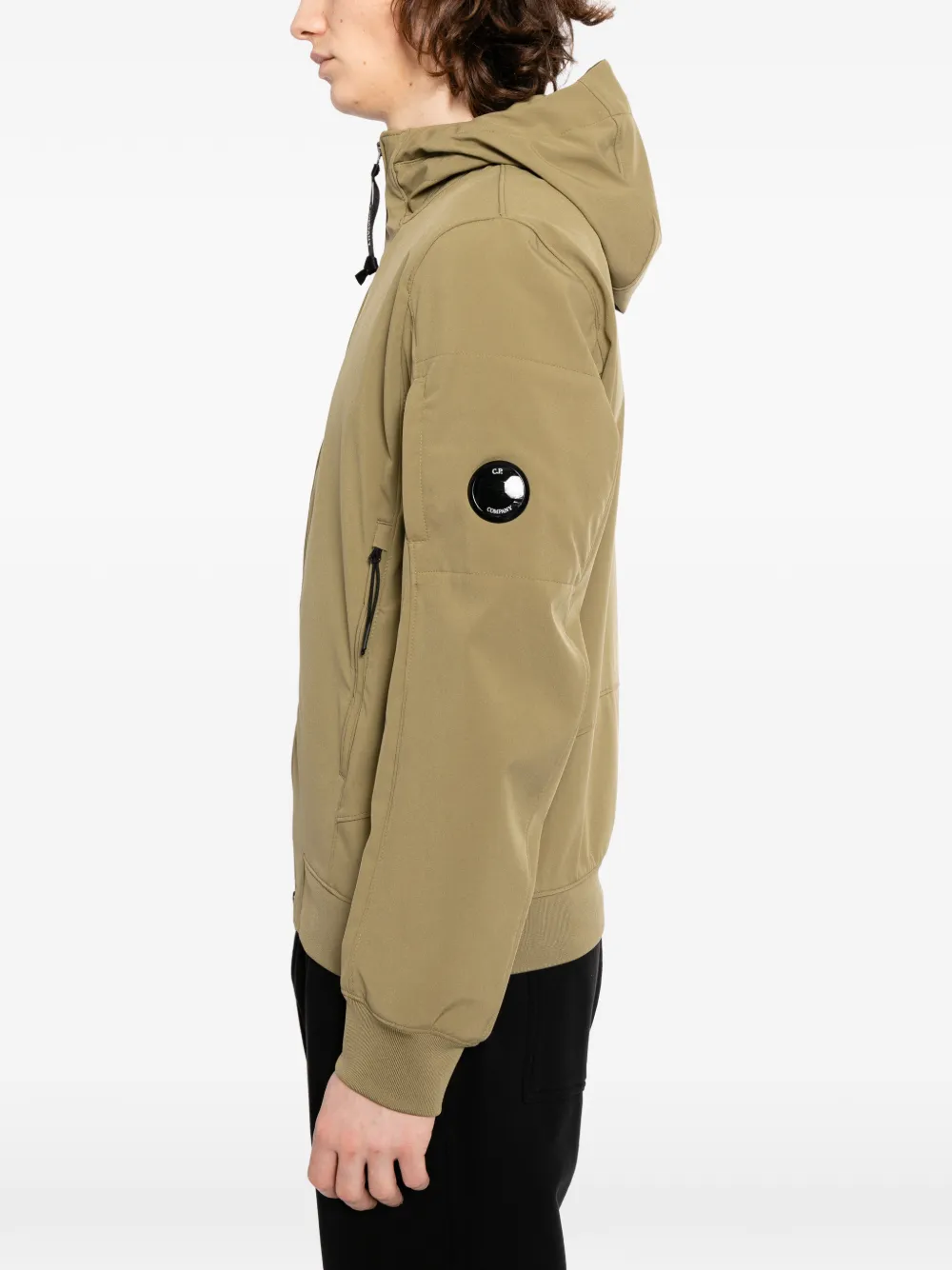 C.P. Company Jack met capuchon en rits Groen