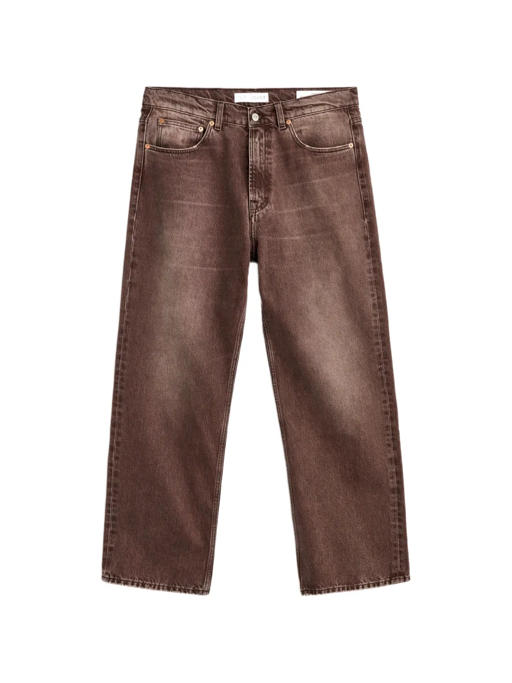 OUR LEGACY washed denim jeans - Marrone